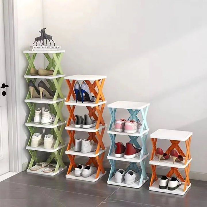 5-Layer Stackable Space-Saving Shoe & Books Organizer